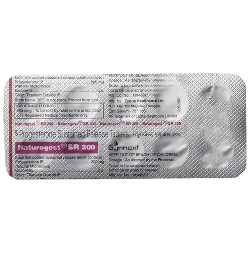 naturogest sr 200mg tablet 10's